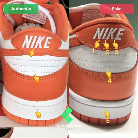 nike sb fake vs real|nike dunks false spotting.